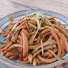 西红柿凉拌莜面