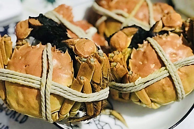 清蒸大闸蟹