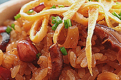 干贝花菇糯米饭【电饭煲版本】