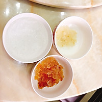 牛奶桃胶皂角米炖雪燕的做法图解3