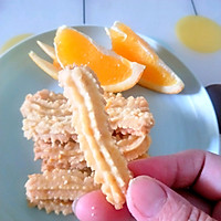橙子曲奇手指饼干的做法图解6
