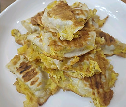 鸡蛋煎饺的做法