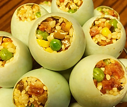 #童年不同样，美食有花样#五彩糯米蛋的做法