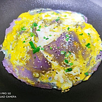 紫薯鸡蛋煎饼的做法图解4