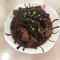 干豆角烧肉#盛年锦食.忆年味的做法图解13