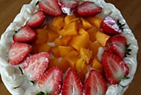 芒果草莓蛋糕的做法