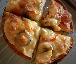 火腿肠披萨和棉花糖披萨的做法
