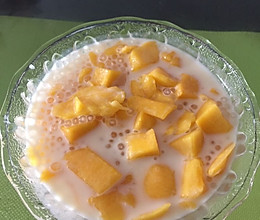 芒果椰汁西米露的做法