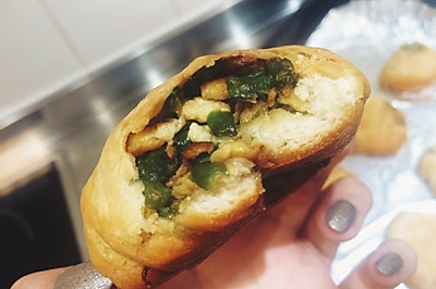 豆角鸡蛋馅饼