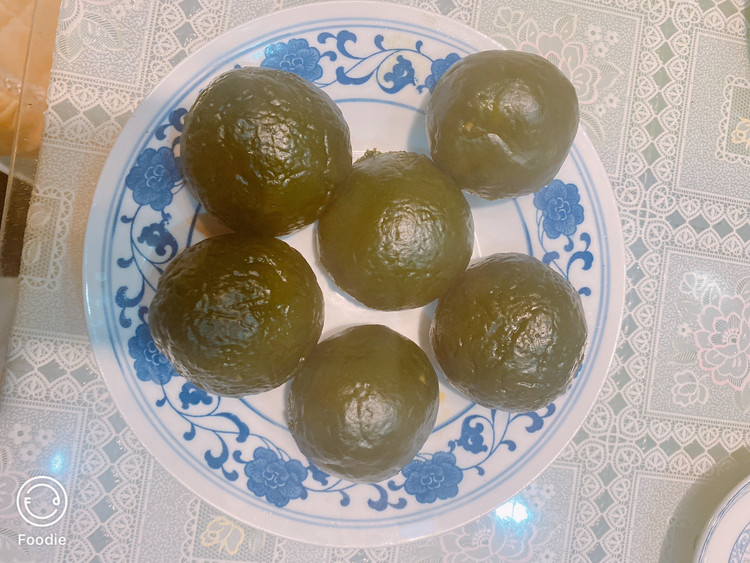 清香可口的艾青团子的做法