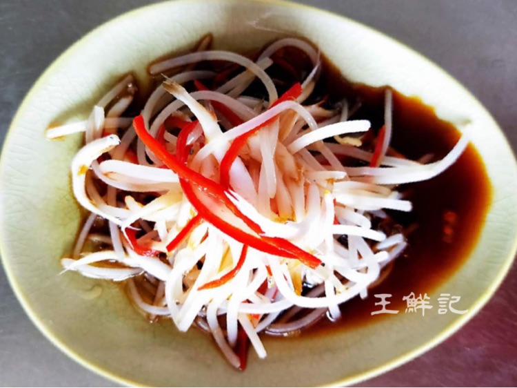 Silver shoots mixed with whitebait