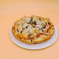 披萨︱素菜披萨的做法图解7