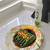 #纳福汇轻松喷出美味#调味捞汁芥末秋葵的做法图解5