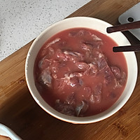牛肉（羊肉）糊胡萝卜-老爸私房菜的做法图解1