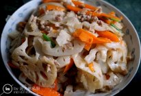 肉末脆藕的做法