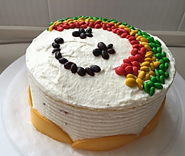 彩虹蛋糕（非色素版）的做法