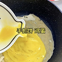 肉肠手抓饼披萨的做法图解1