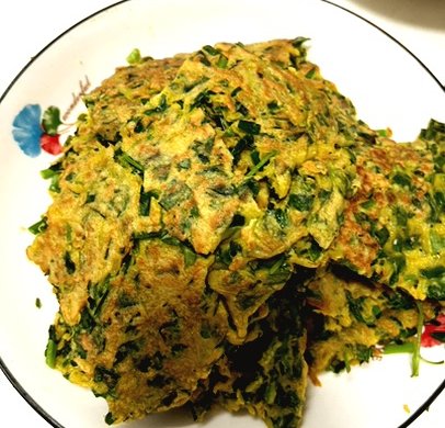 鸡蛋韭菜煎饼