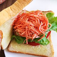 #美食视频挑战赛#活力三明治的做法图解8