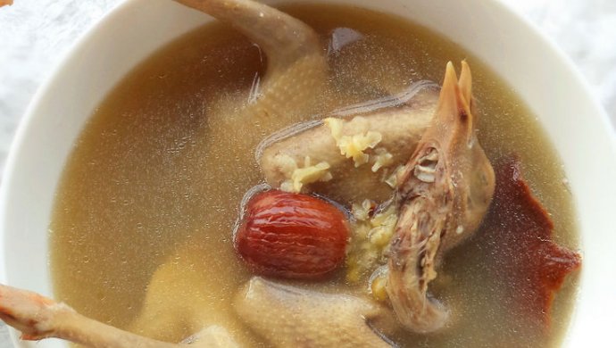 陈皮绿豆鸽子汤