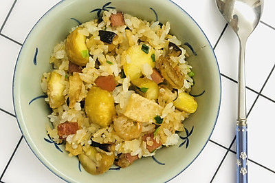板栗炒饭
