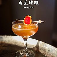 白兰地酸 Brandy Sour｜自制鸡尾酒的做法图解1
