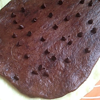#东菱魔力果趣面包机之_黑の白巧克力豆吐司的做法图解17