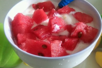 自制西瓜酸奶