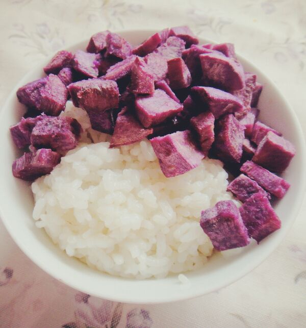 Rice with sweet potato