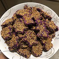 健康可爱的紫薯糯米饼的做法图解6