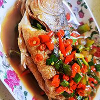 #米饭最强CP#红烧鲈鱼的做法图解7