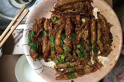 金针菇羊肉卷