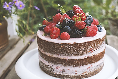 高颜值浆果莓蛋糕