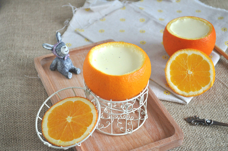 橙香奶冻的做法