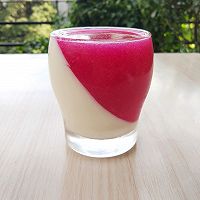 火龙果皮纯酸奶慕斯杯的做法图解11