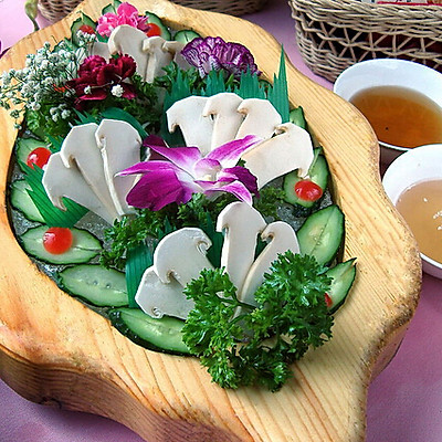 最美松茸刺身