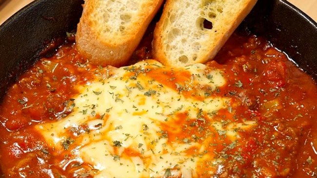 芝士牛肉酱佐法棍的做法