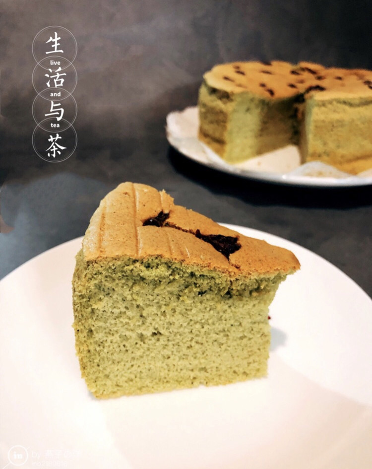 【戚风】蔓越莓抹茶蛋糕的做法