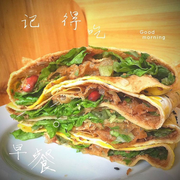 杂粮煎饼的做法