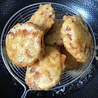 #中秋宴，名厨味#香飘一条街❗爆浆脆皮鸡肉藕盒❗一口流汁❗的做法图解17