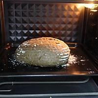 加水一拌一揉，零基础也能做的低脂黑麦乡村面包～的做法图解11