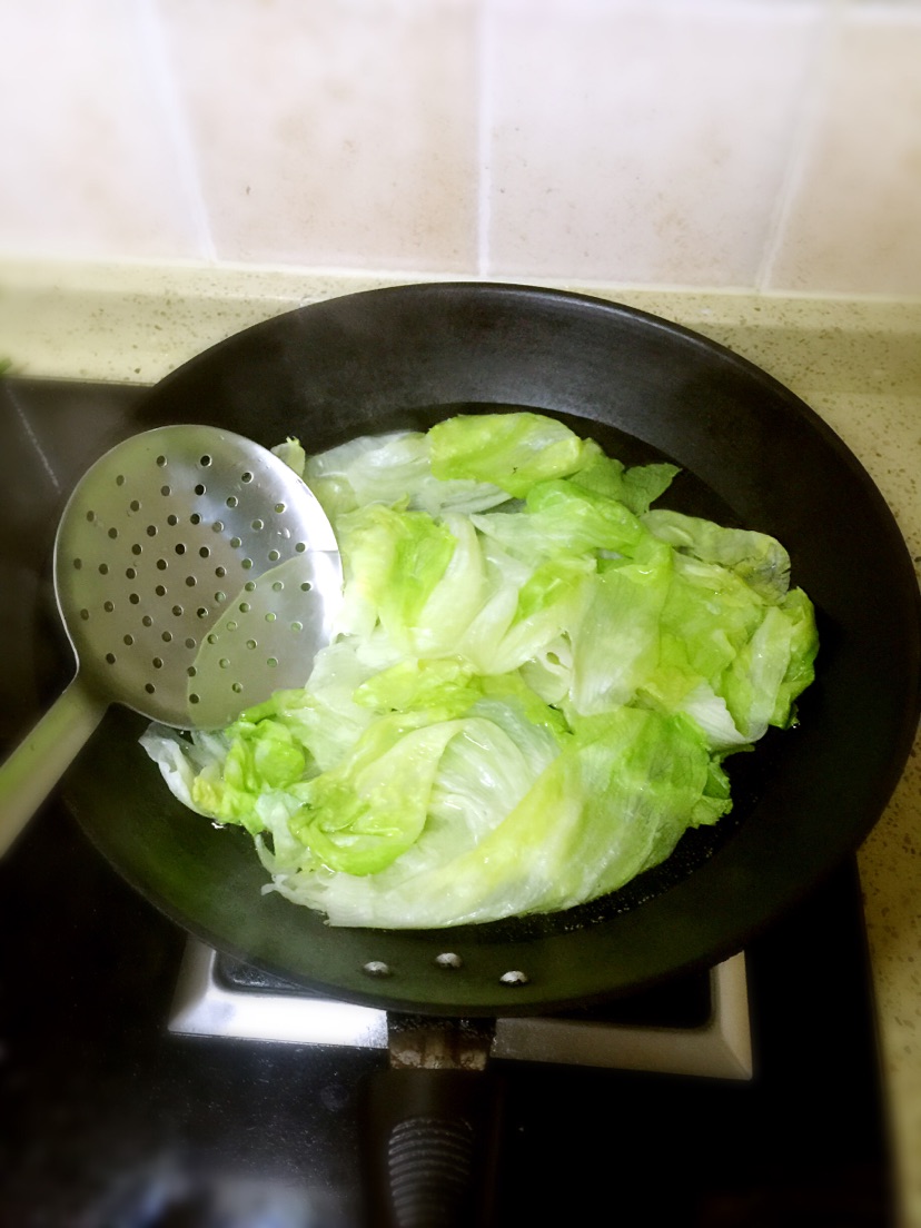 简单好吃的蚝油西生菜的做法图解5