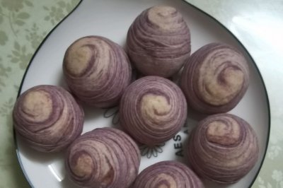 紫薯蛋黄