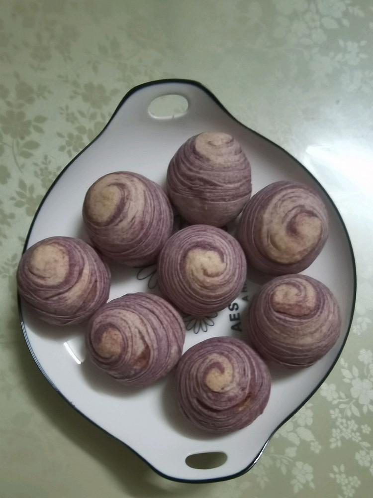 紫薯蛋黄的做法