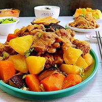 #元宵节美食大赏#排骨炖土豆香菇胡萝卜的做法图解15