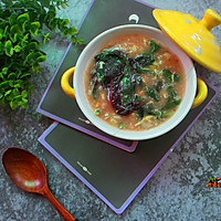 苋菜面筋汤+#在“家”打造ins风美食#的做法图解13