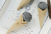黑芝麻冰淇淋的做法