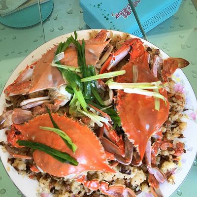 螃蟹糯米饭