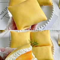 免烤箱❗️零失败的芒果班戟香甜软糯巨好吃的做法图解5