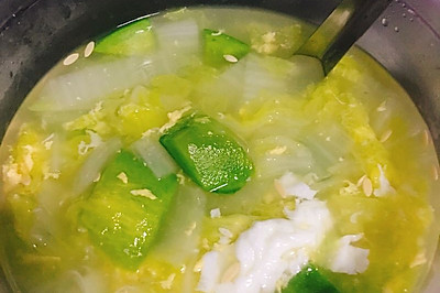 香瓜小白菜汤，胃病患者的福利